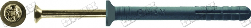 Дюбель с шурупом 6*40 потайной борт (2000 штук)