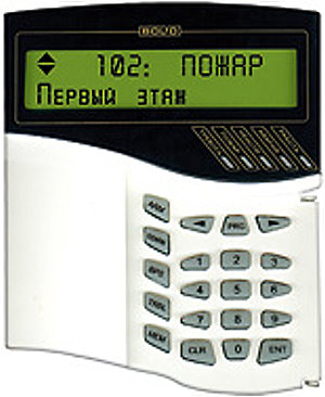 С2000-М (исп.02) Пульт контроля и управления с двухстрочным ЖКИ индикатором, IP30, RS-485/RS-232