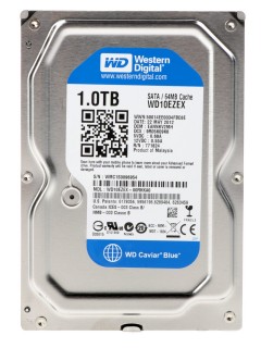 Жесткий диск 1Tb SATA III Western Digital Blue <WD10EZRZ> 64Mb 7200rpm