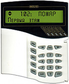 С2000-М Пульт контроля и управления с двухстрочным ЖКИ индикатором, IP30, RS-485/RS-485